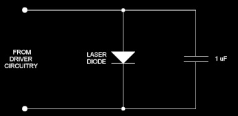 Simple capacitor circuit used for ESD protection